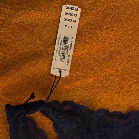 (NWT)Victoria's Secret Navy Lace and Olive Strappy Bralette Set - Picture 4 of 8